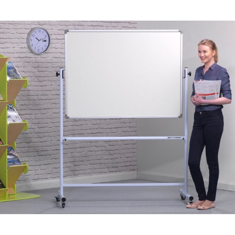 Non-Magnetic Mobile Swivel Writing Whiteboard 